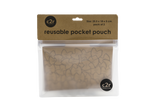 Large Pocket Pouch with Gusset Clear
