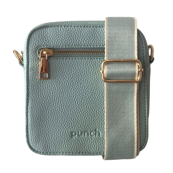 SAMANTHA MINI SQUARE CROSSBODY BAG PALE BLUE