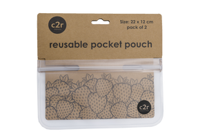 Small Flat Pocket Pouch Clear