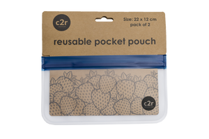 Small Flat Pocket Pouch Navy