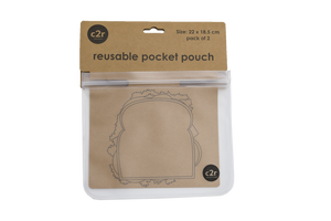 Medium Flat Pocket Pouch Clear