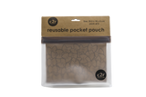 Large Pocket Pouch with Gusset Charcoal